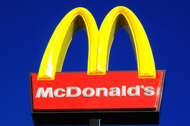 London, United Kingdom - June 2, 2011 : McDonald McDonald's sign.