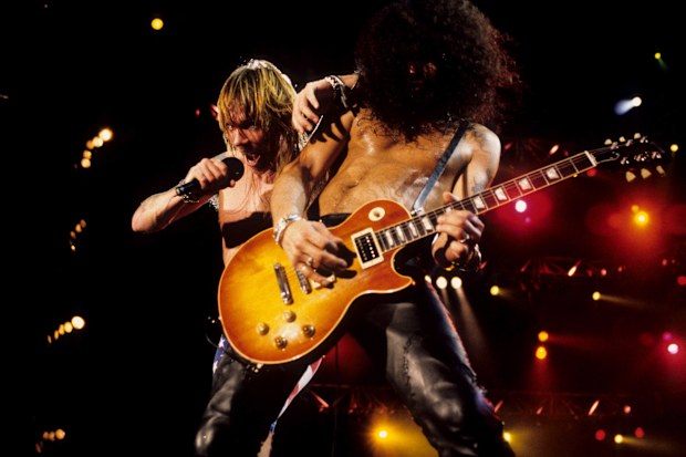 Slash and Axl Rose