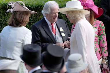 Henry Wrinkler and Queen Camilla