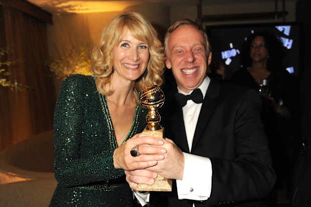 Laura Dern and Mike White attend HBO's Official After Party for the 69th Annual Golden Globe Awards held at The Beverly Hilton hotel on January 15, 2012 in Beverly Hills, California.