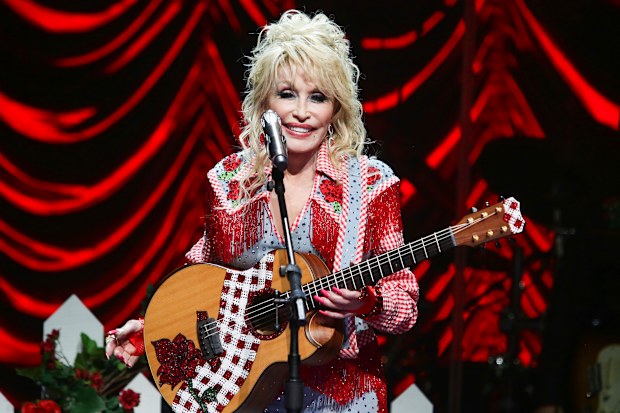 Dolly Parton performs at Austin City Limits Live during Blockchain Creative Labs' Dollyverse event during the South by Southwest Music Festival on March 18, 2022, in Austin, Texas. 