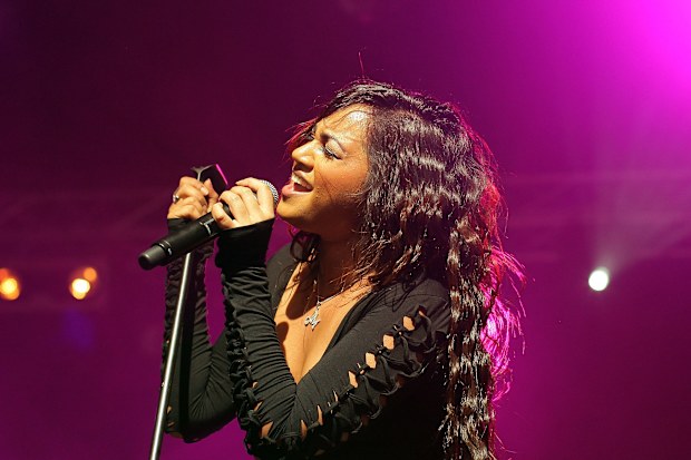 Jessica Mauboy performs on stage during Day 4 of Bluesfest 2010 at Tyagarah Tea Tree Farm on April 4, 2010 in Byron Bay, Australia.