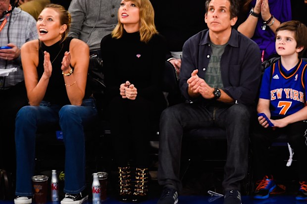 during a game at Madison Square Garden on October 29, 2014 in New York City. NOTE TO USER: User expressly acknowledges and agrees that, by downloading and/or using this photograph, user is consenting to the terms and conditions of the Getty Images License Agreement.  (Photo by Alex Goodlett/Getty Images)