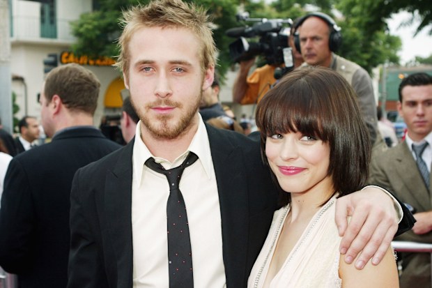 LOS ANGELES - JUNE 21:  Actors Ryan Gosling (L) and Rachel McAdams pose at the premiere of New Lines' "The Notebook" at the Village Theatre on June 21, 2004 in Los Angeles, California. (Photo by Kevin Winter/Getty Images) *** Local Caption *** Ryan Gosling;Rachel McAdams