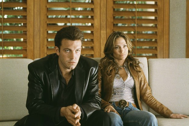 Ben Affleck and Jennifer Lopez in "Gigli."