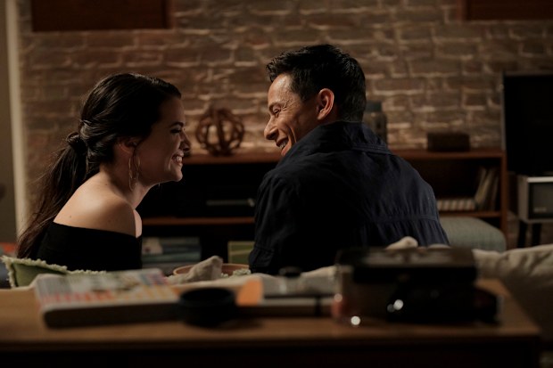 Katie Stevens (Jane) and Luca James Lee (Ben) on The Bold Type.
