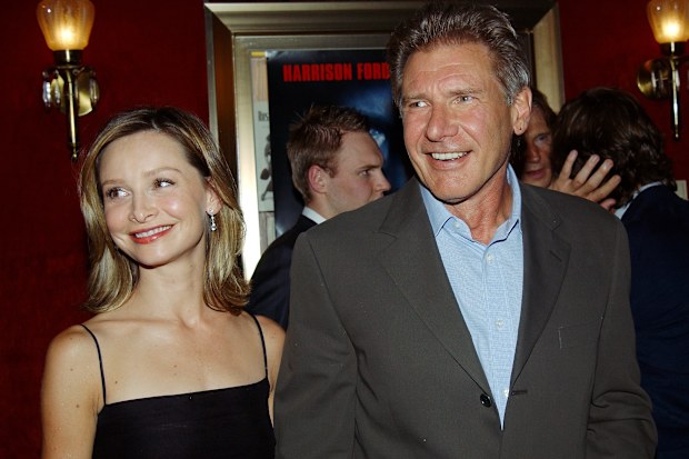 Harrison Ford and Calista Flockhart are all smiles at the premiere of his new flick, "K-19:The Widowmaker," at the Ziegfeld Theater. 