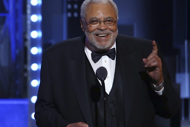 James Earl Jones accepts the special Tony award for Lifetime Achievement in the Theatre at the 71st annual Tony Awards on June 11, 2017, in New York. 