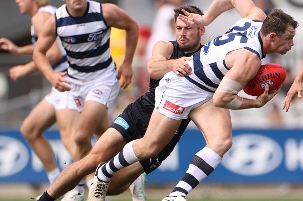 Patrick Dangerfield has had the best pre season in years, according to coach James Rahilly.