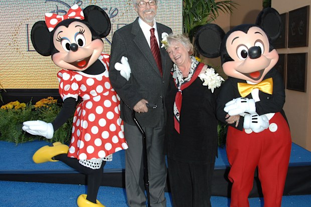 Wayne Allwine and Russi Taylor, the longest serving voices of Mickey and Minnie Mouse.