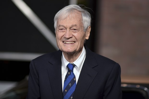 FILE - Roger Corman arrives at the Los Angeles premiere of "The Irishman," Thursday, Oct. 24, 2019, at the TCL Chinese Theatre. Corman, the Oscar-winning King of the Bs who helped turn out such low-budget classics as Little Shop of Horrors and Attack of the Crab Monsters and gave many of Hollywood's most famous actors and directors an early break, died Thursday, May 9, 2024. He was 98. (Photo by Richard Shotwell/Invision/AP, File)