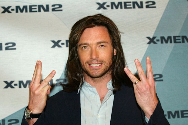 Actor Hugh Jackman who stars in the new 'X-Men 2' film poses for photographers at a photo call April 23, 2003 in Berlin, Germany.  