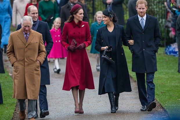 Prince William, Prince Charles, Kate Middleton, Meghan Markle, Prince Harry