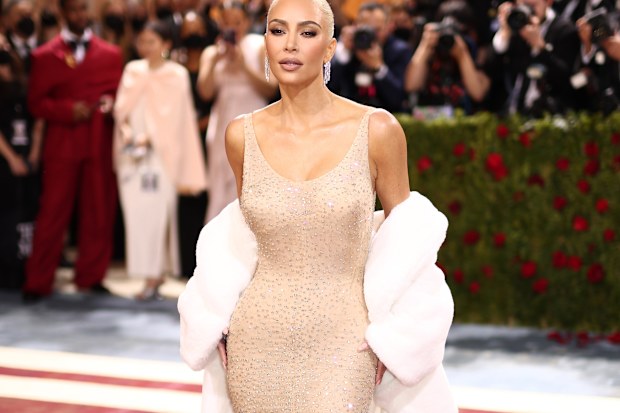 kim kardashian gold cross dress Golden Kim Kardashian in Crucifix-Embellished Skin-Tight Versace Dress