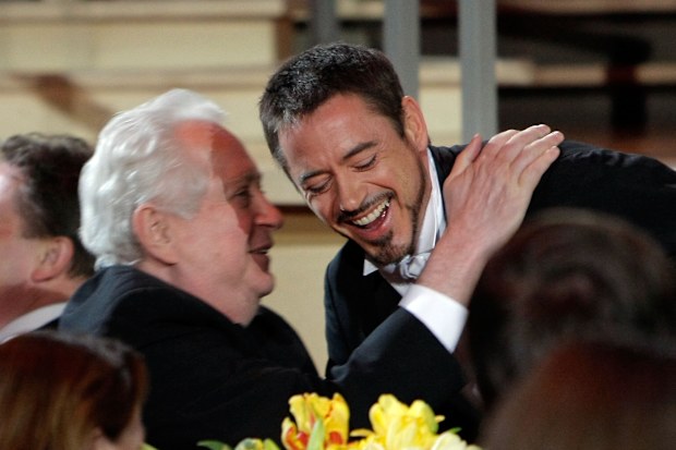 Actor Robert Downey Jr. and director Robert Downey Sr.