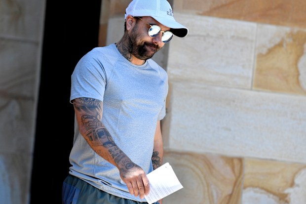 Russell Weribone used a sock to attack the speed camera in Adelaide.