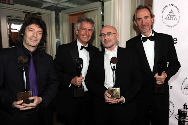 Genesis attend the 25th Annual Rock and Roll Hall of Fame Induction Ceremony in 2010 in New York.
