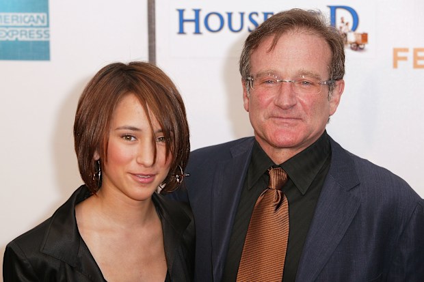 Robin Williams and his daughter Zelda Williams