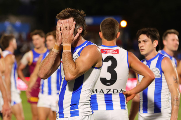 North Melbourne were smashed by Brisbane in Adelaide.