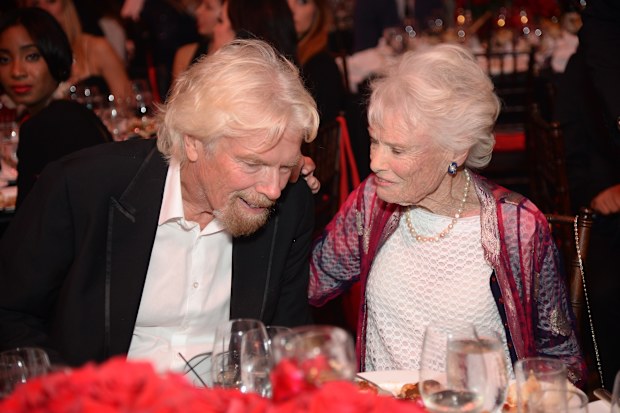 Eve Branson and Sir Richard Branson