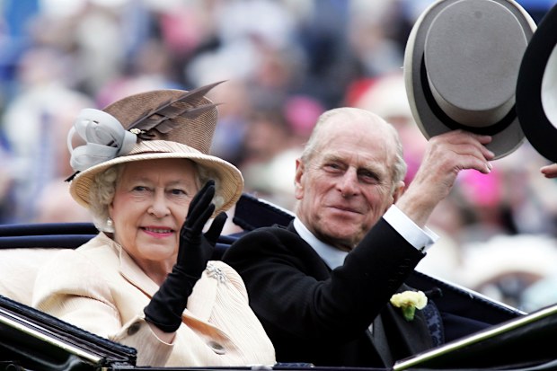 The Queen and Prince Phillip arriving on the third day of Royal Ascot 2005.