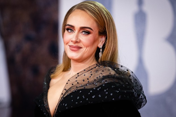 Adele attends The BRIT Awards 2022 at The O2 Arena on February 08, 2022 in London, England.