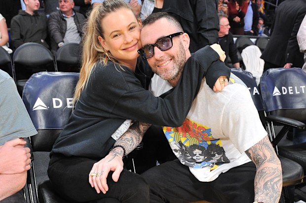 Adam Levine and Behati Prinsloo 