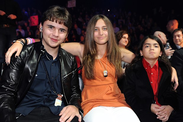 Prince Jackson, Paris Jackson and Blanket Jackson