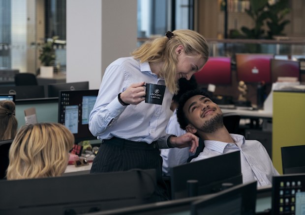 Archie Madekwe plays Luke, best mate to Sophie Turner's character Zara in Prime Video's new series Steal.