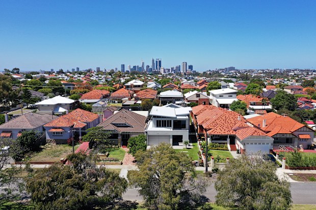 suburbs aerial