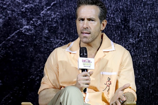 Ryan Reynolds attends a press conference for "Deadpool & Wolverine" on July 04, 2024 in Seoul, South Korea. 