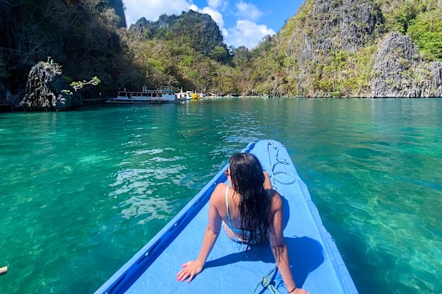 Rosie Scott in Coron, Palawan in the Philippines