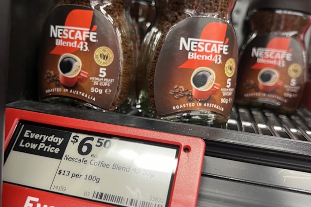 grocery price increase instant coffee