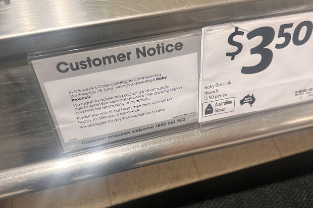 broccoli shortage australia 