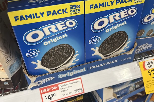 accc coles and woolies oreo cookies misleading conduct cheapest price