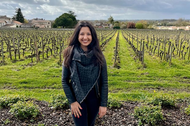 Karishma Sarkari at Château de La Dauphine in Fronsac, France
