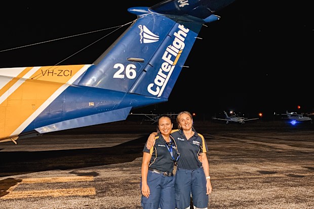 Trish Curry has been a CareFlight pilot for more than two years now.