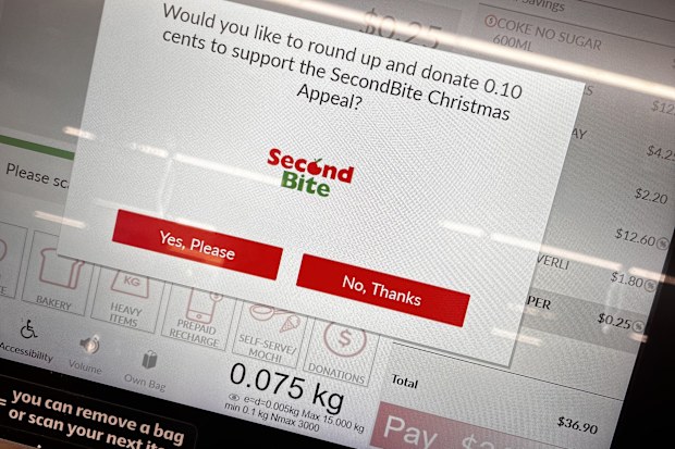 coles second bite donation request 
