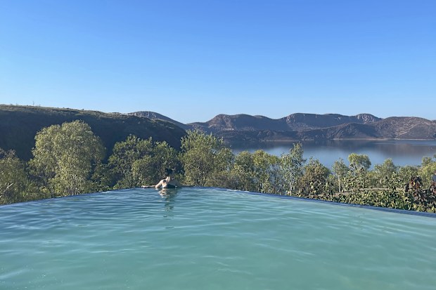 Get in early to get a good snap at the infinity pool. 