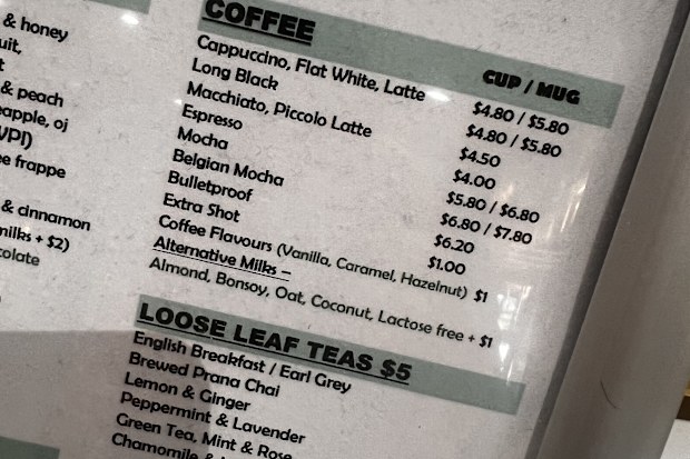 coffee prices australia 2026