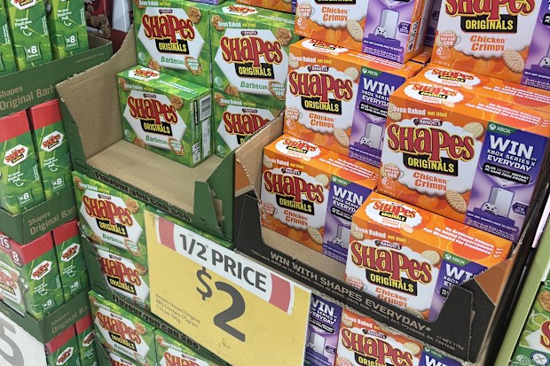 arnott's shapes coles