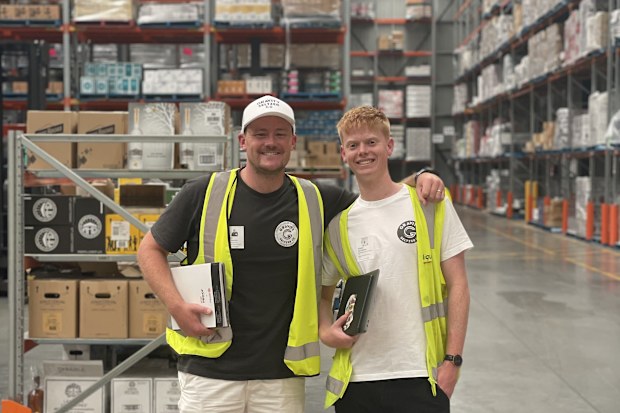 Mick Spencer and Liam Battye, founders of Gravity Seltzer.