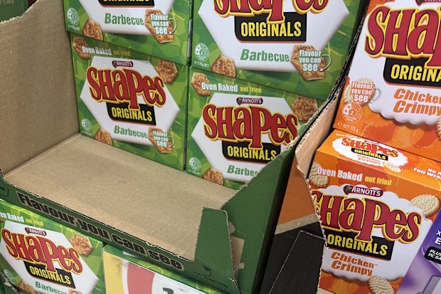 arnott's shapes coles