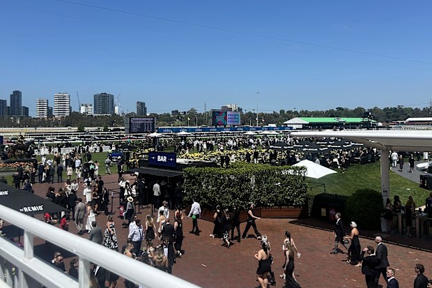 The Parade Lounge offered sweeping views of both the Front Lawn and the track action.