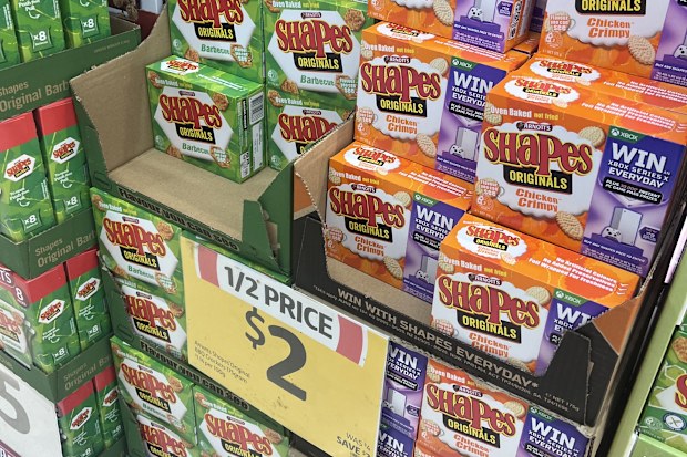 arnott's shapes coles