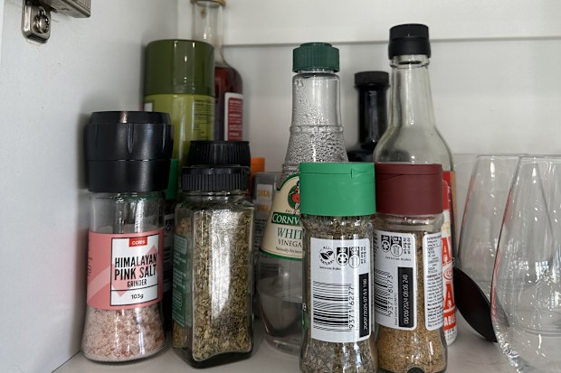 White vinegar for a microwave cleaning hack.