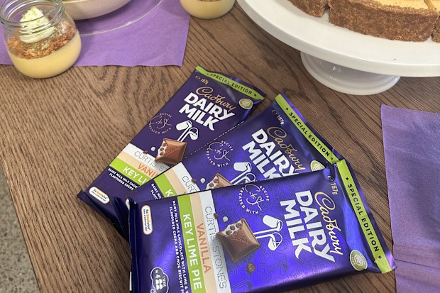 Curtis Stone Cadbury Vanilla Key Lime Pie chocolate