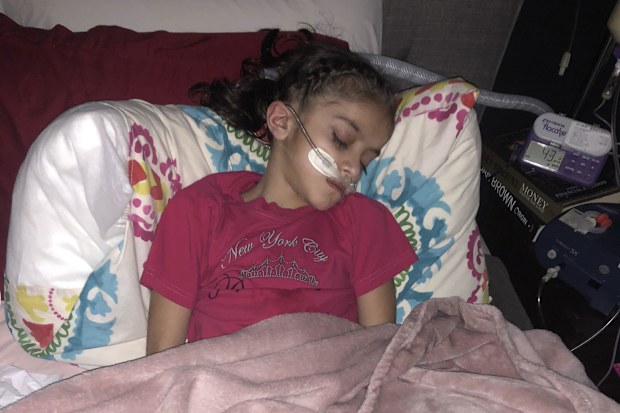 Meesha was underweight and needed a feeding tube.