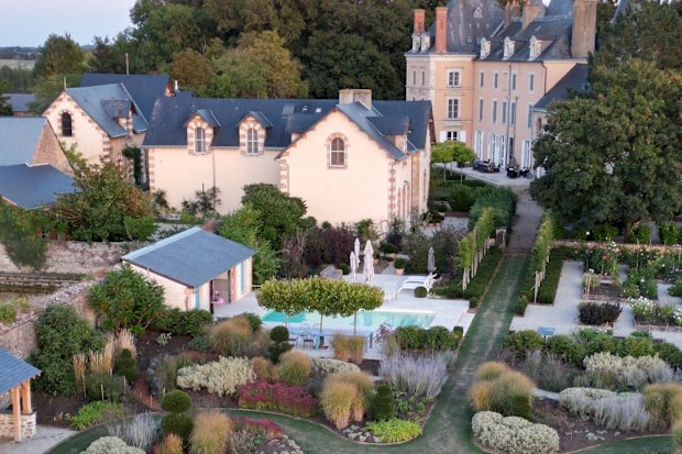 The chateau, just over an hour from Paris, which has been renovated and restored by its Australian owners.