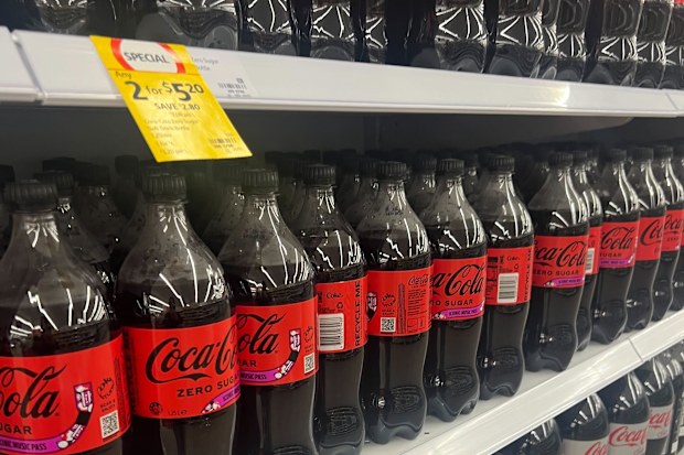 Coles Coke No Sugar